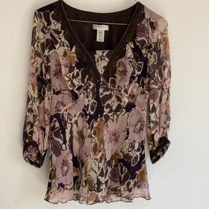Nine West 100% Silk top